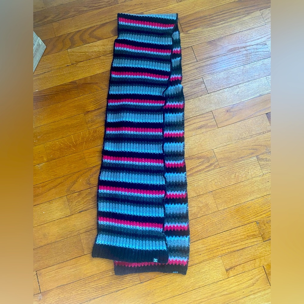 DC knitted scarf